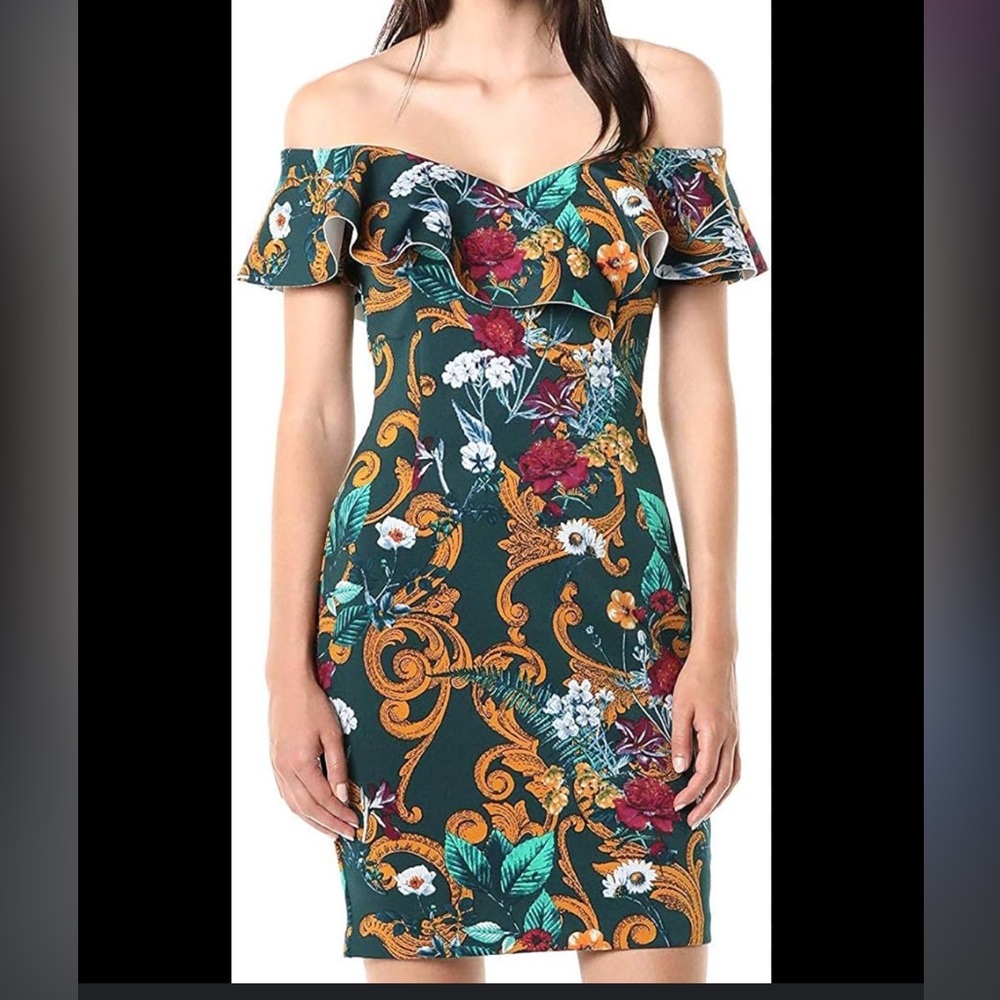 GUESS Women's Off The Shoulder Shaye Dress
